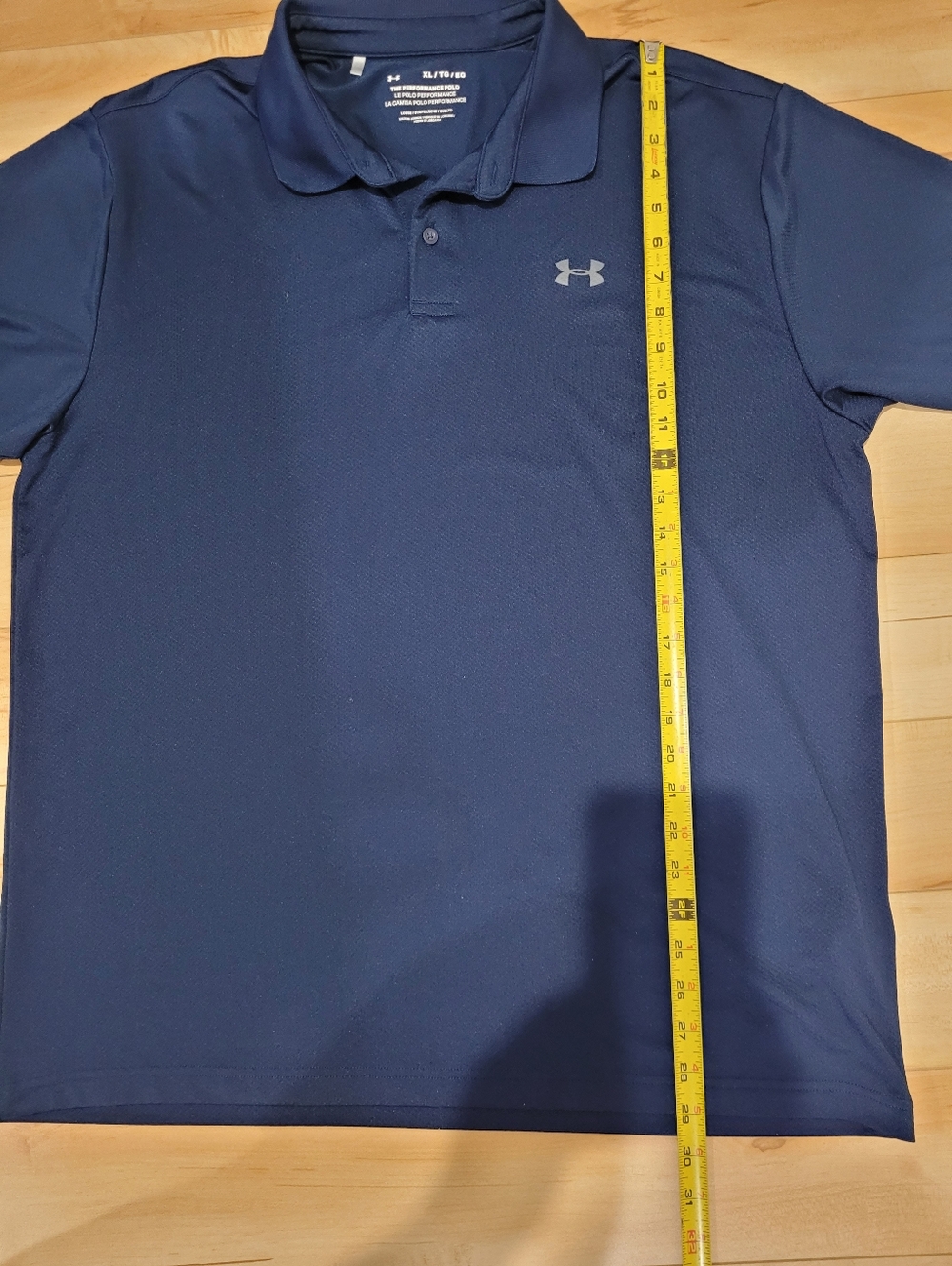 Under Armour men's size XL navy blue polo shirt - Picture 6 of 6